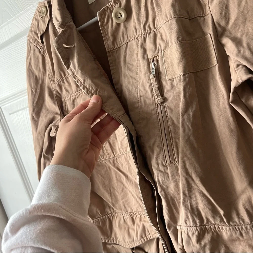 J.Crew classic twill chino tan jacket 8